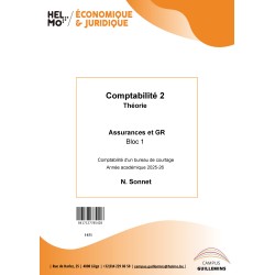 1451 Comptabilité 2 Théorie BAC1 Assurances 2025-26