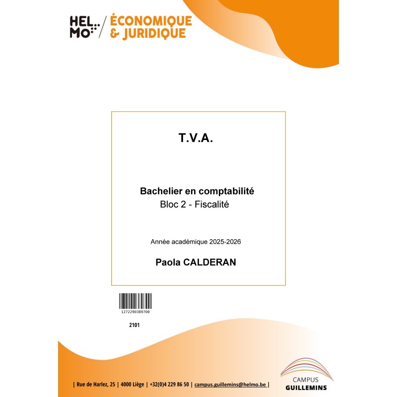 2101 TVA Fisca Compta Bac 2 + TVA Extraits du code