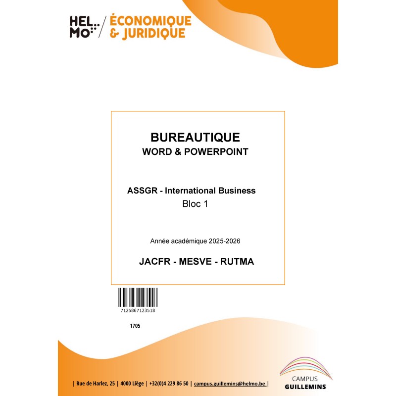 1705 BUREAUTIQUE WORD & POWERPOINT
